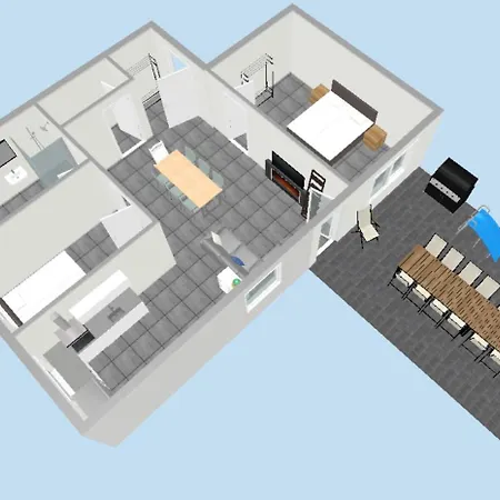 Easycastle 6p Terasse Switch Tv