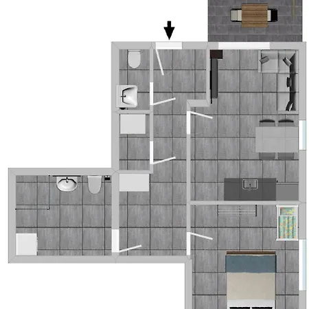 Livesto Im Zentrum Bad Driburgs - Modern, Parkplatz, Terrasse, Switch, Smarttv Fuer Familien Und B2b