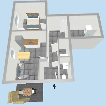 Apartmán Livesto Im Zentrum Bad Driburgs - Modern, Parkplatz, Terrasse, Switch, Smarttv Fuer Familien Und B2b