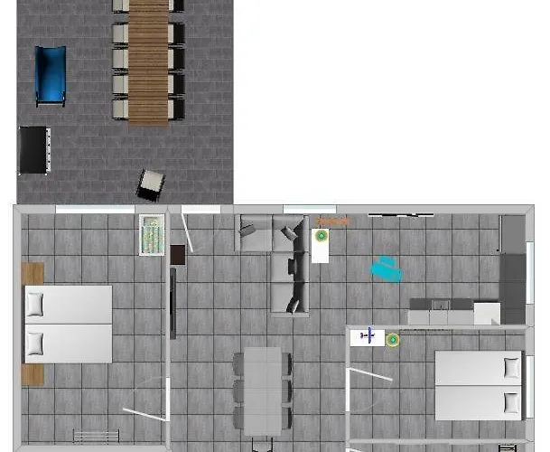 Easycastle 6p Terasse Switch Tv شقة